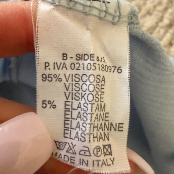 Blue Babydoll Knit Top - Picture 4 of 4